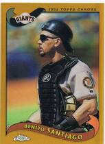 2002 Topps Chrome Gold Refractors #68 Benito Santiago