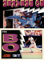 1991 Score Base Set #773 Bo Jackson