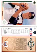 1991 Upper Deck Base Set #52 Jeff Juden