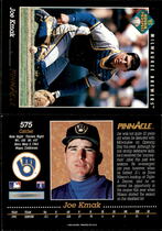 1993 Pinnacle Base Set #575 Joe Kmak