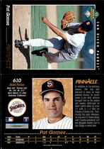 1993 Pinnacle Base Set #610 Pat Gomez