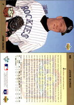 1993 Upper Deck Base Set #444 John Burke