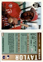 1996 Topps Base Set #240 Reggie Taylor