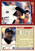 1991 Score Rookie & Traded #1T Bo Jackson