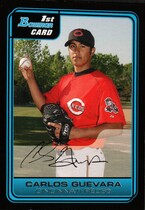 2006 Bowman Prospects #B106 Carlos Guevara