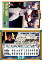 1993 Duracell Power Players I #2 Frank Thomas