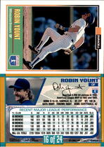1993 Duracell Power Players I #16 Robin Yount