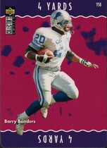 1996 Upper Deck Collectors Choice Update You Make The Play #Y58 Barry Sanders