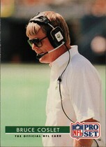 1992 Pro Set Base Set #279 Bruce Coslet