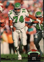 1992 Stadium Club Base Set #217 Mike Pitts