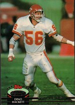 1992 Stadium Club Base Set #284 Dino Hackett