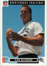 1991 Dominos Quarterbacks #28 Dan McGwire