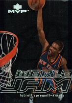 2000 Upper Deck MVP World Jam #WJ18 Latrell Sprewell