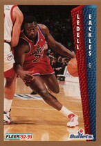 1992 Fleer Base Set #230 Ledell Eackles