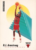 1991 SkyBox Base Set #34 B.J. Armstrong