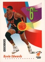 1991 SkyBox Base Set #445 Kevin Edwards
