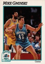 1991 NBA Hoops Base Set #22 Mike Gminski