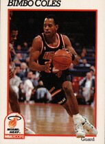 1991 NBA Hoops Base Set #108 Bimbo Coles