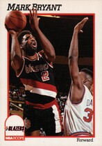 1991 NBA Hoops Base Set #172 Mark Bryant