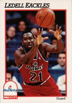 1991 NBA Hoops Base Set #213 Ledell Eackles