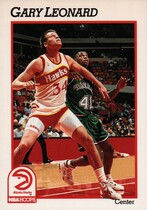 1991 NBA Hoops Base Set #334 Gary Leonard