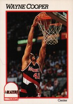 1991 NBA Hoops Base Set #424 Wayne Cooper