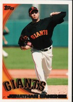 2010 Topps Base Set Series 1 #28 Jonathan Sanchez