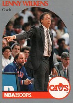 1990 NBA Hoops Hoops #309 Lenny Wilkens