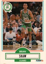 1990 Fleer Update #U-9 Brian Shaw