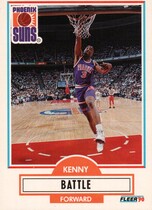 1990 Fleer Update #U-74 Kenny Battle