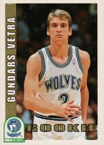 1992 NBA Hoops Base Set #425 Gundars Vetra