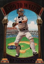 2000 Fleer Tradition Who To Watch #11WW Ben Davis