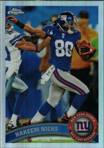 2011 Topps Chrome Refractors #81 Hakeem Nicks
