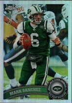 2011 Topps Chrome Refractors #170 Mark Sanchez