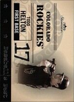2004 Fleer Showcase Baseballs Best #13BB Todd Helton