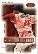 2003 Fleer Hot Prospects Cream of the Crop #15CC Pedro Martinez