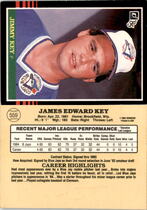 1985 Donruss Base Set #559 Jimmy Key