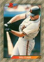 1992 Bowman Base Set #673 Will Clark