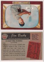 1955 Bowman Base Set #166 Jim Busby