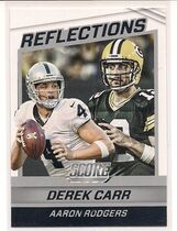 2016 Score Reflections #10 Aaron Rodgers|Derek Carr