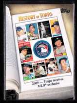 2011 Topps History of Topps #HOT-10 2009: Topps Receives MLB Exclusive