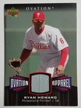 2006 Upper Deck Ovation Apparel #RH Ryan Howard