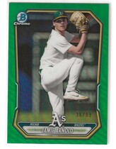 2026 Bowman Chrome Prospects Green Refractor #BCP-112 Jamie Arnold
