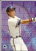 1995 SkyBox Emotion Rookies #8 Chipper Jones