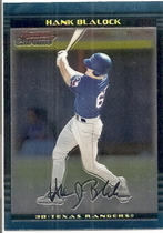 2002 Bowman Chrome #120 Hank Blalock