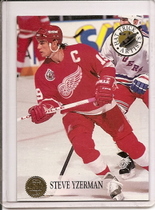 1993 Leaf Hat Trick Artists #10 Steve Yzerman