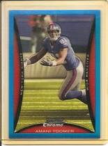 2008 Bowman Chrome Blue Refractors #BC193 Amani Toomer