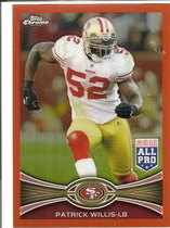2012 Topps Chrome Orange Refractors #80 Patrick Willis