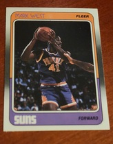 1988 Fleer Base Set #91 Mark West