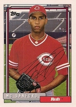 1992 Topps Base Set #674 Mo Sanford